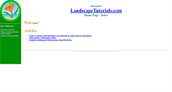 Desktop Screenshot of landscapetutorials.com